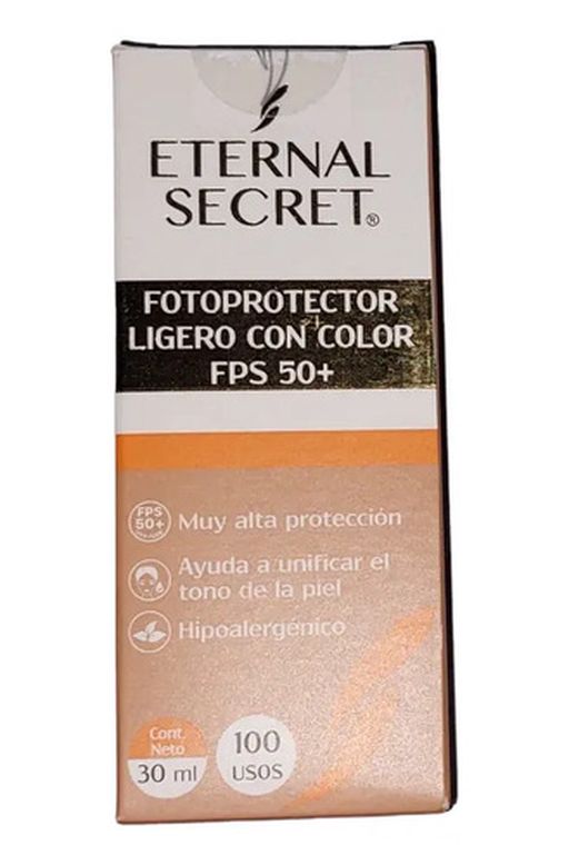 Fotoprotector Solar Con Color 50+ Eternal Secret 30ml