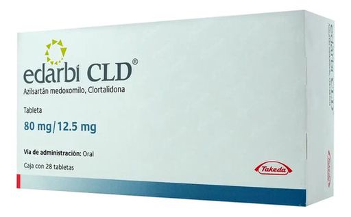 Edarbi Cld Tableta 80 Mg/12.5 Mg, 28 Tabletas