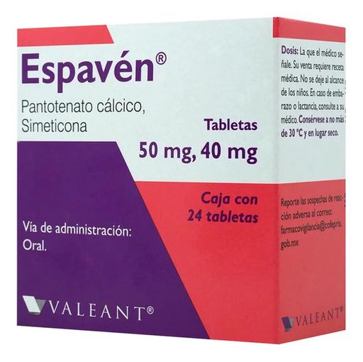 Espaven Tableta 40 Mg/50 Mg, 24 Tabletas