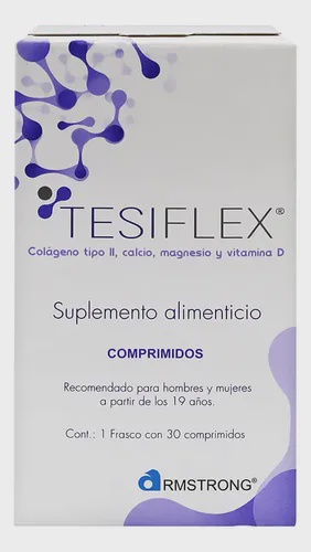 Tesiflex Suplemento Alimenticio Con 30 Comprimidos Sabor Sin Sabor