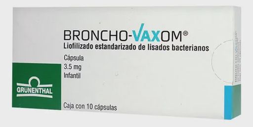 Broncho-vaxom Infantil Cápsulas 3,5 Mg, 10 Cápsulas