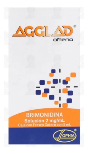 Frasco Solución Oftálmica Gotero 5ml Agglad Ofteno