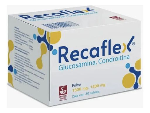 Recaflex 30 Sobres | Glucosamina 1500 Mg + Condroitina 1200 Sin Sabor