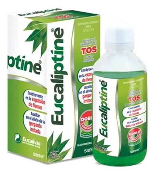 Eucaliptine Jarabe 0.3 G/2.5 G/100 Ml, 1 Frasco 140 Ml + Dosificador