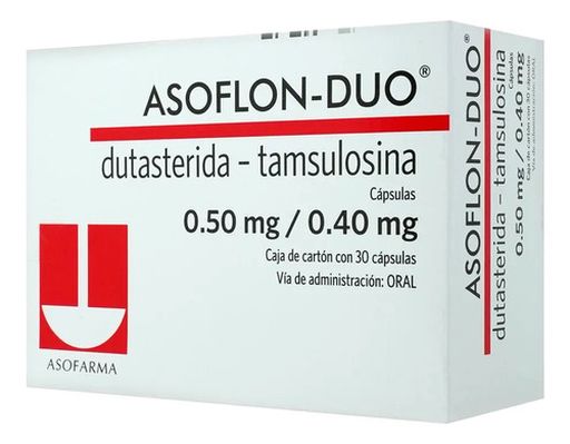 Asoflon-duo Cápsula 0,5 Mg/0,4 Mg, 30 Cápsulas