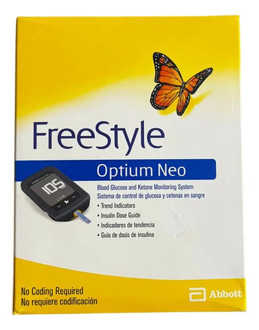Medidor De Glucosa Y Cetonas Freestyle Optium Neo Negro