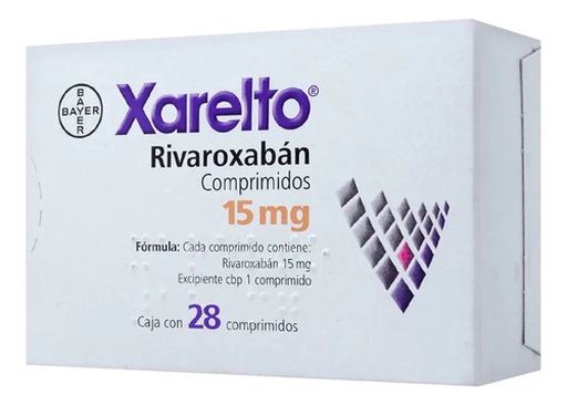 Xarelto Comprimido 15 Mg, 28 Comprimidos