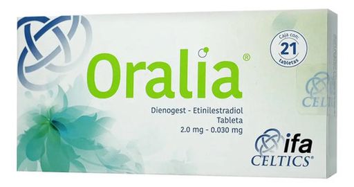 Oralia Tableta 2 Mg/0,03 Mg, 21 Tabletas