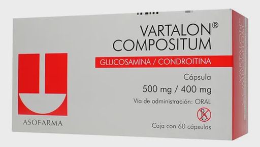 Vartalon Compositum Cápsulas 500 Mg/400 Mg, 60 Cápsulas