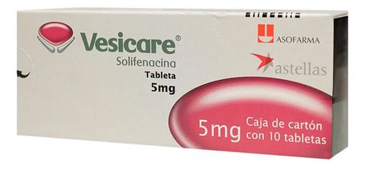 Vesicare Tableta 5 Mg, 10 Tabletas