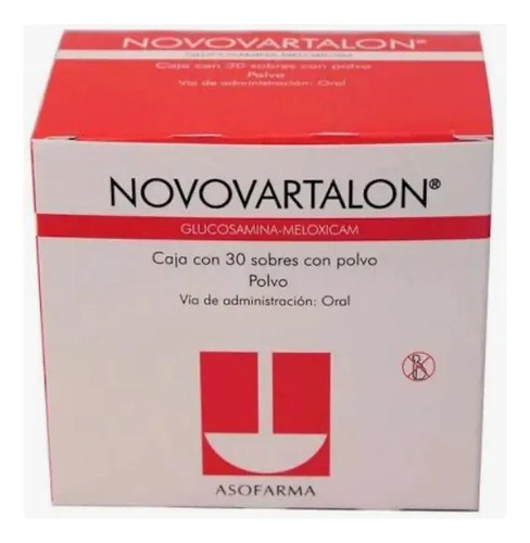 Novovartalon Glucosamina/meloxicam 30 Sobres Individuales