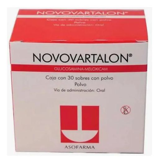 Novovartalon Glucosamina/meloxicam 30 Sobres Individuales