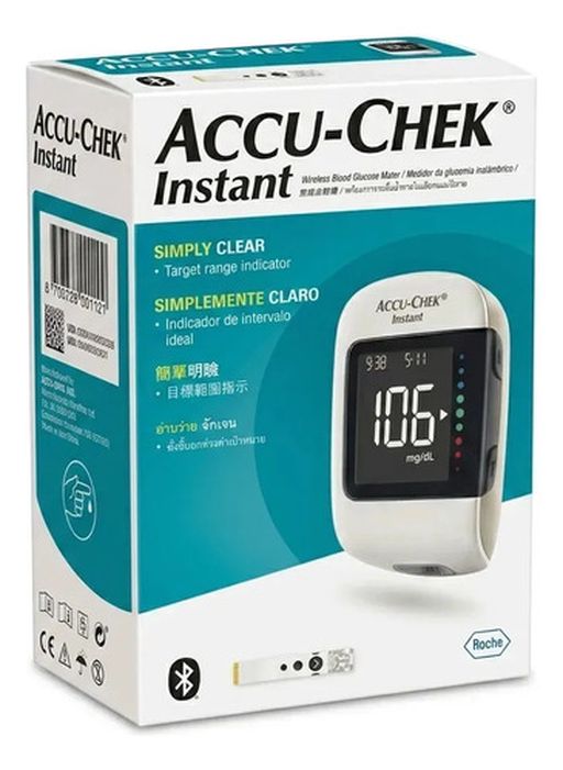 Glucómetro Accu-chek Instant Fácil Y Rápido Agua