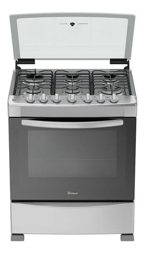 Cocina Whirlpoolwf7419d Color Gris Con Puerta Con Visor