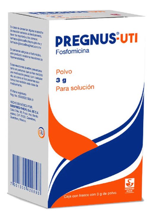 Pregnus-uti Polvo 3 G, 1 Frasco