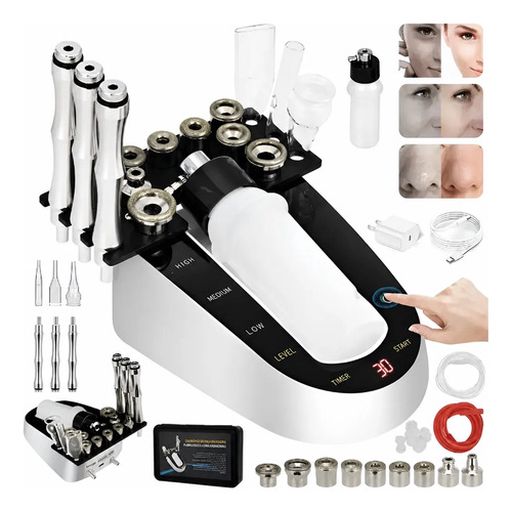 Máquina De Microdermoabrasión 3 En 1 Para Exfoliación Facial